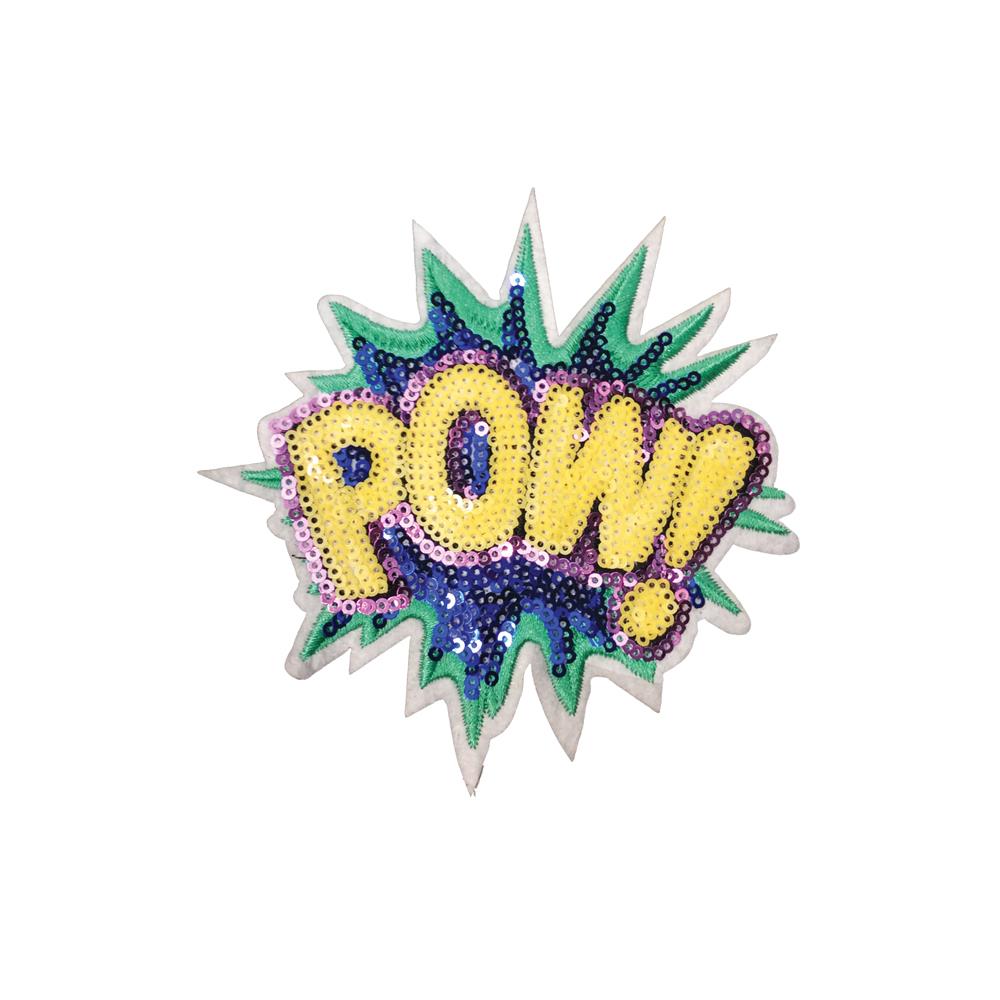 Sew On Embroidery Applique Patch Sew Badge Reversible Double Sequin Unicorn