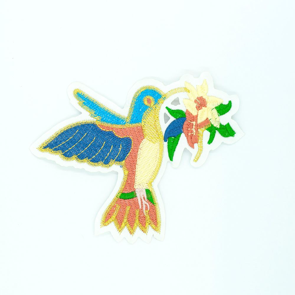 Iron On Flying Birds Round Flowers Embroidery Applique Patch Sew Iron Badge
