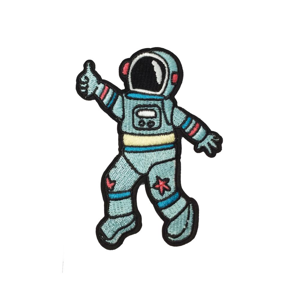 Thumbs Up Space Man Astronaut Embroidered Patch Iron-On//Sew On Applique