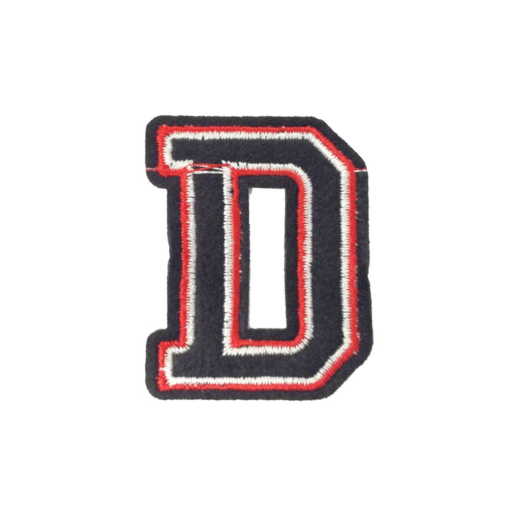 Black And Red Number One Embroidery Applique Patch Sew Iron Badge Iron On