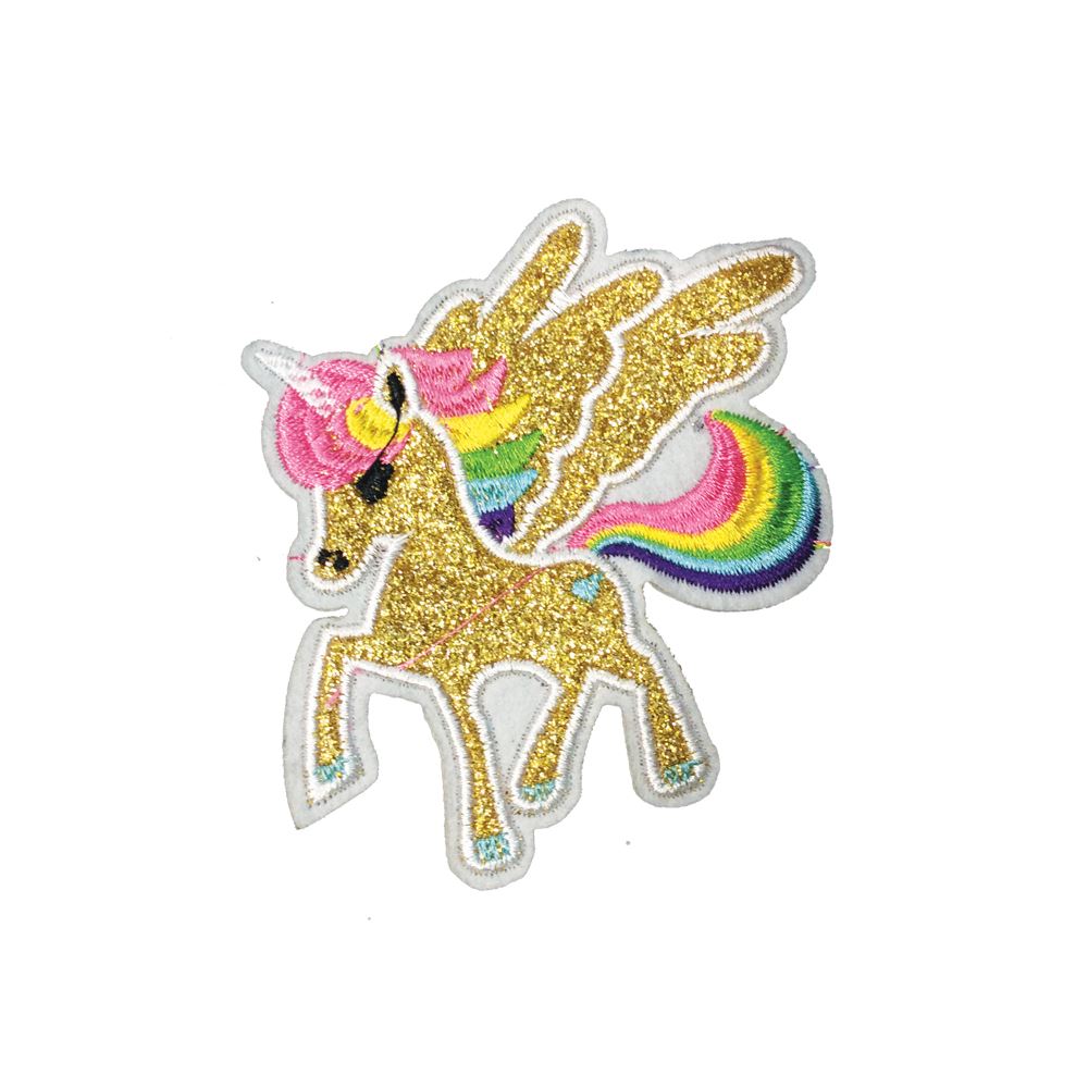 Sew On Embroidered Patch Appliqués Badge Unicorn Iron