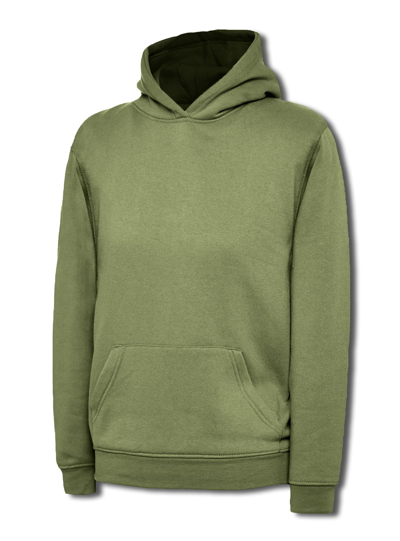 Uneek - Childrens/Kids Hooded Sweatshirt/Jumper - 50% Polyester 50% Cotton - Picture 12 of 24