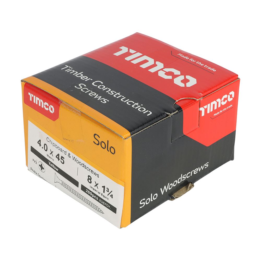 Timco - Solo Chipboard & Wood Screws - PZ - Double Countersunk. Various Sizes - Picture 68 of 178