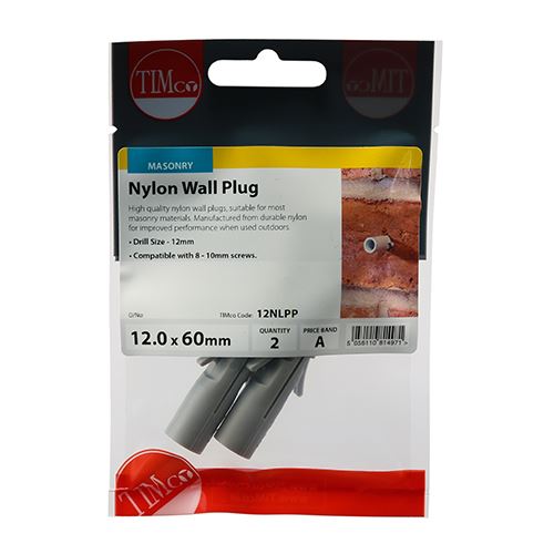 Timco Nylon Plugs For Coach Screws Suited For Outdoor Use - Grey. Various Sizes - Picture 15 of 20