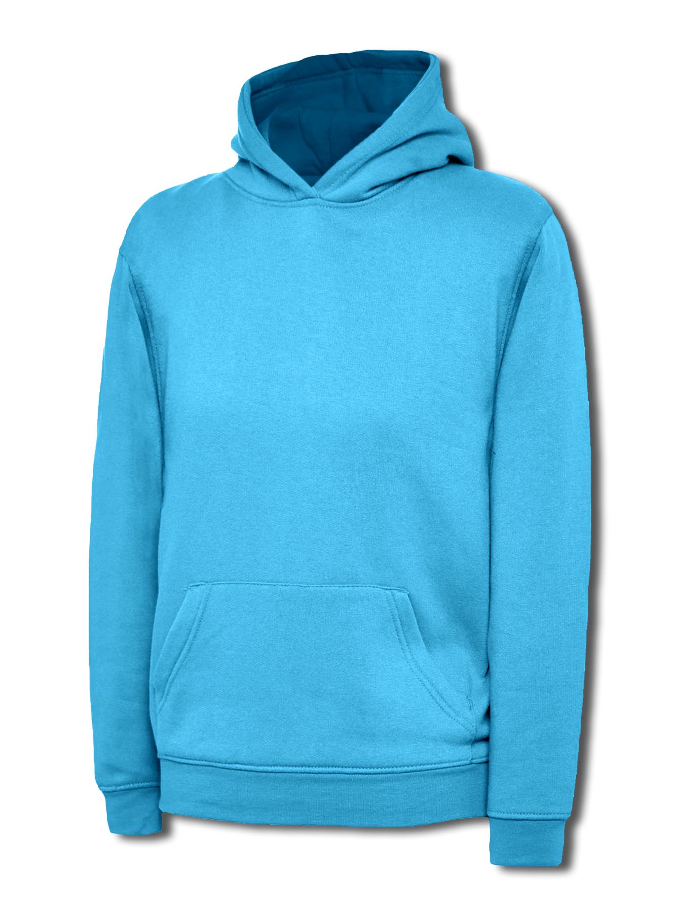Uneek - Childrens/Kids Hooded Sweatshirt/Jumper - 50% Polyester 50% Cotton - Picture 20 of 24