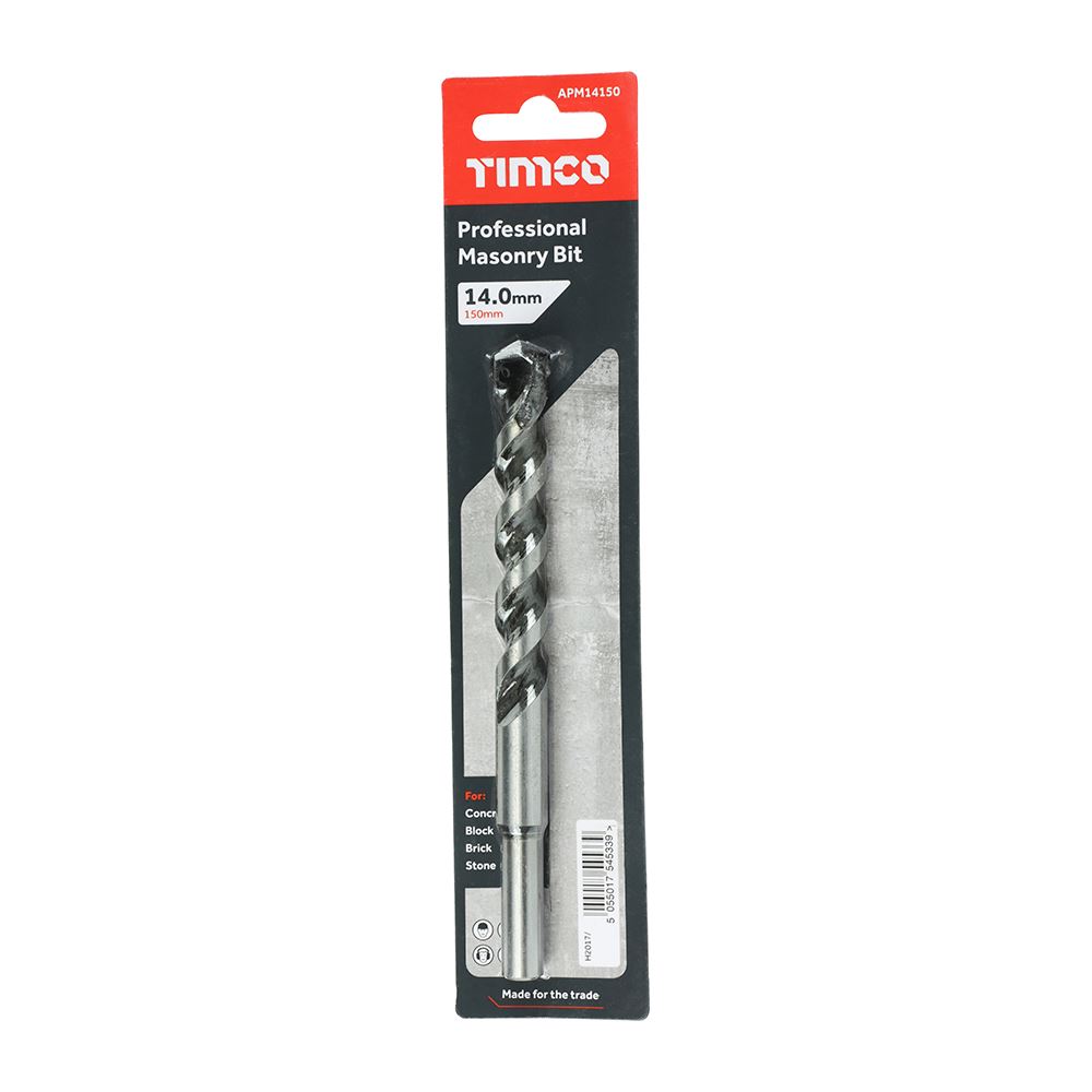 Timco - Premium Quality Professional Masonry Bit, Hardened Carbon Steel - 1 Each - Picture 59 of 75