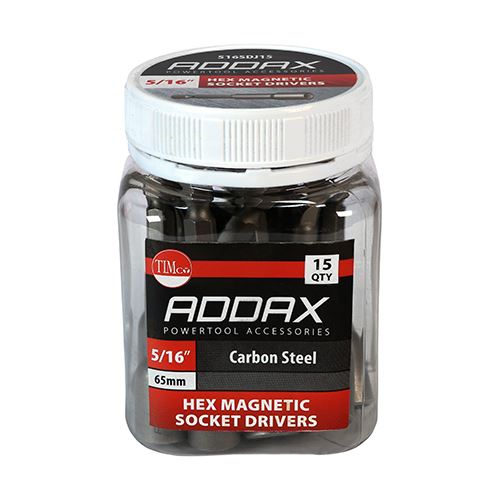 Timco - Magnetische Steckschlüssel-Bits - Sechskant Sechskant - Nuss-Setzer. Mix Größen - Bild 7 von 19