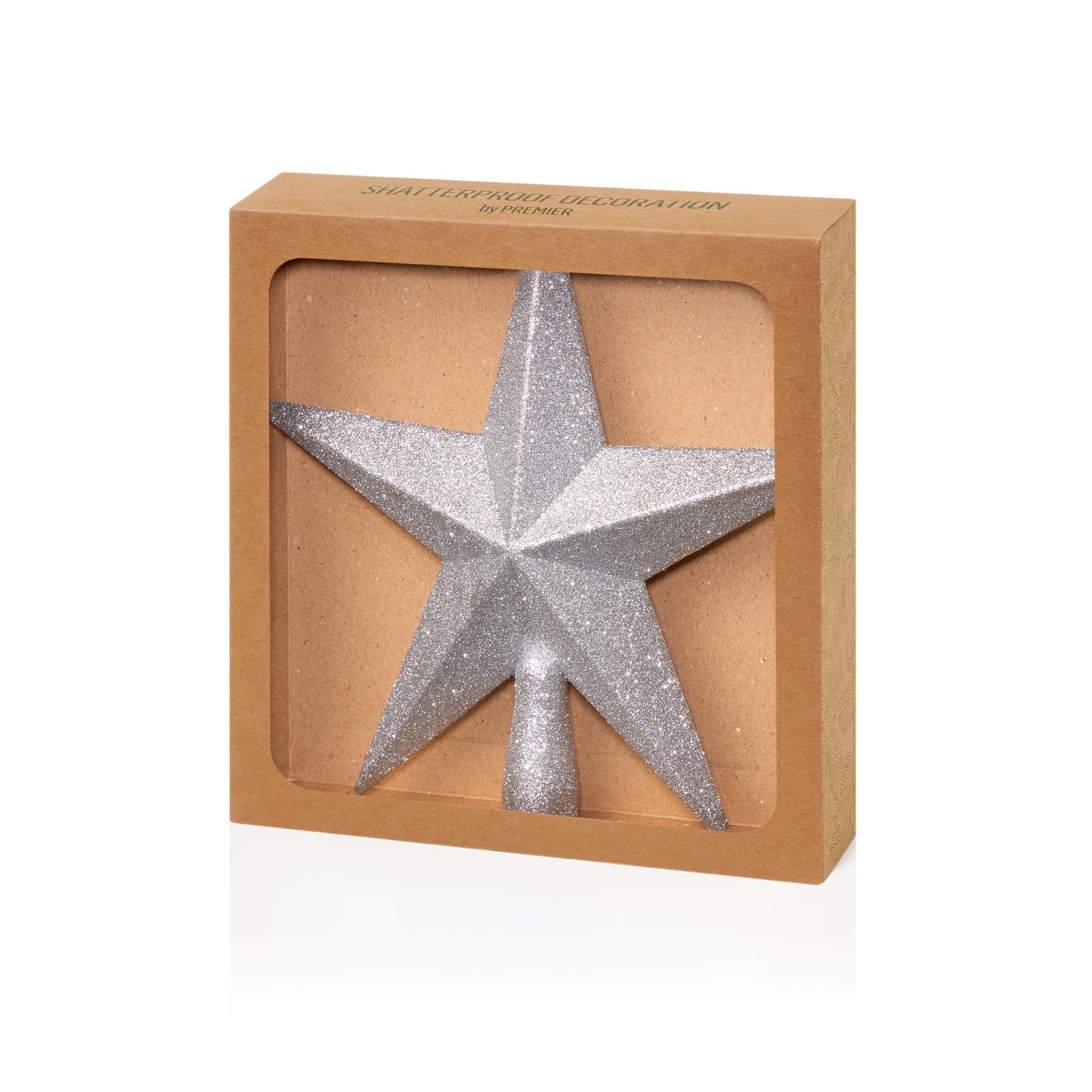 Premier - Tree Top Star, Glitter Finish, 20cm - Picture 4 of 4