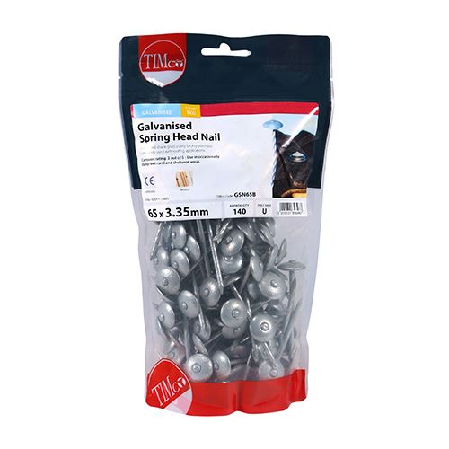 TIMCO ACN65LB ALUMINIUM CLOUT NAILS 65MM X 3.35 - View #3