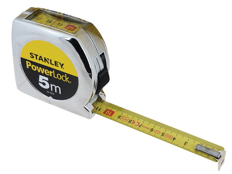 STANLEY® Hand Tools - PowerLock® Top Reader Tape 5m (Width 19mm) - Picture 1 of 1