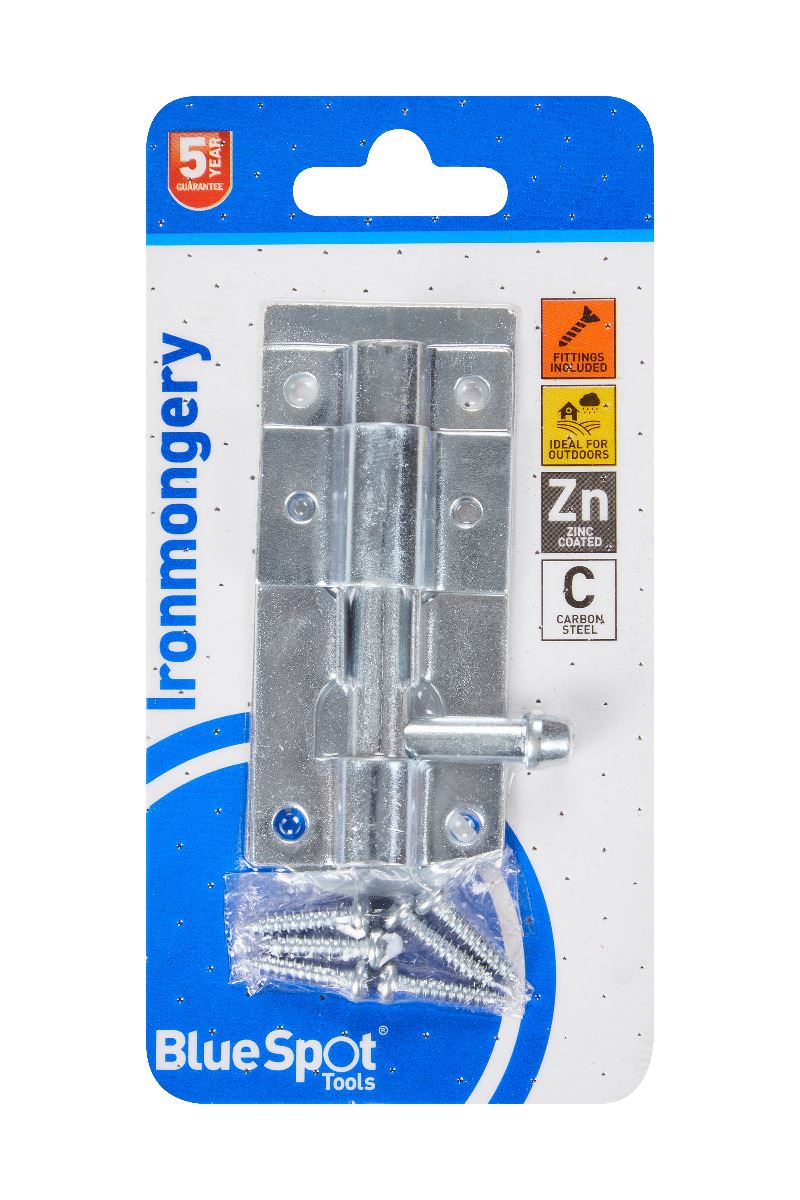 Blue Spot Tools 锌镀层插销门栓