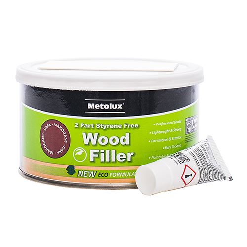 Metolux – 2 Part Styrene Free Wood Filler – Size 275ml – Various Colours