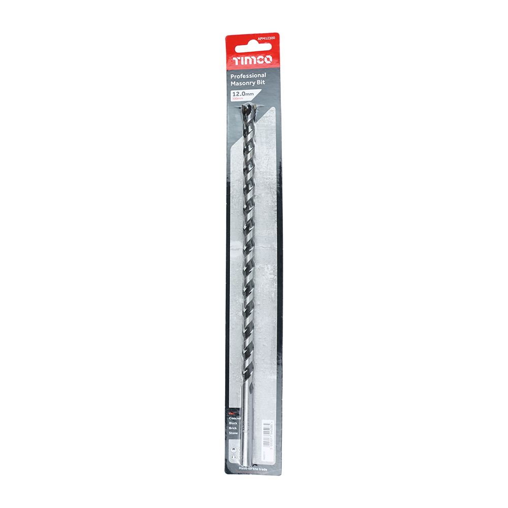 Timco - Premium Quality Professional Masonry Bit, Hardened Carbon Steel - 1 Each - Picture 55 of 75