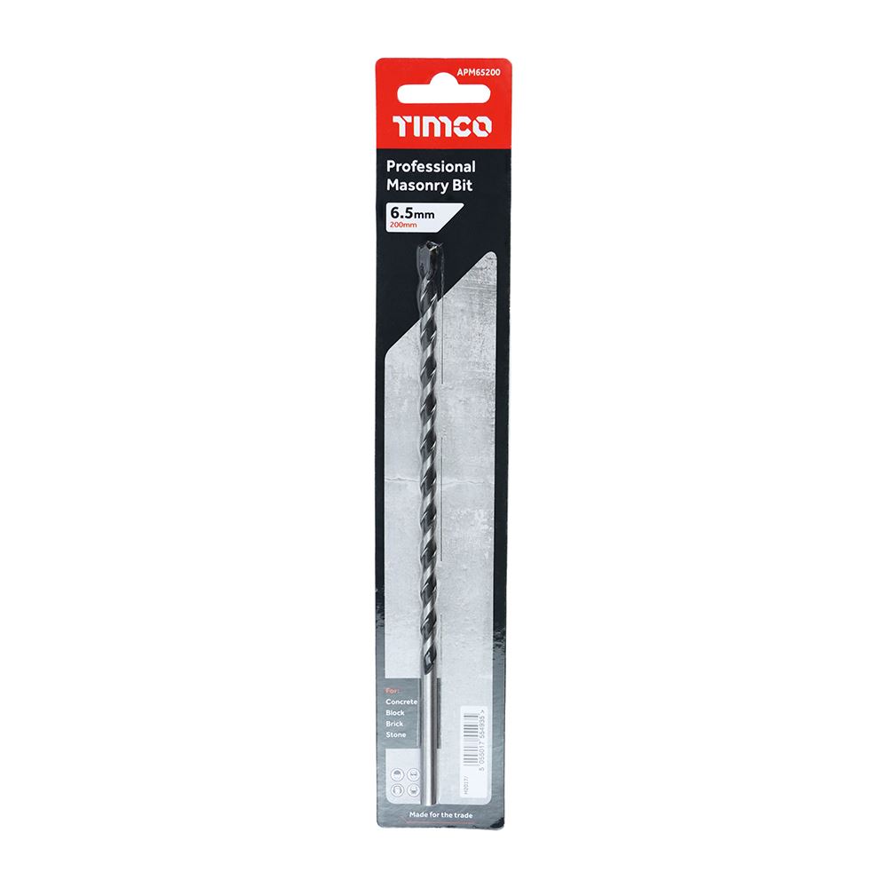 Timco - Premium Quality Professional Masonry Bit, Hardened Carbon Steel - 1 Each - Picture 26 of 75