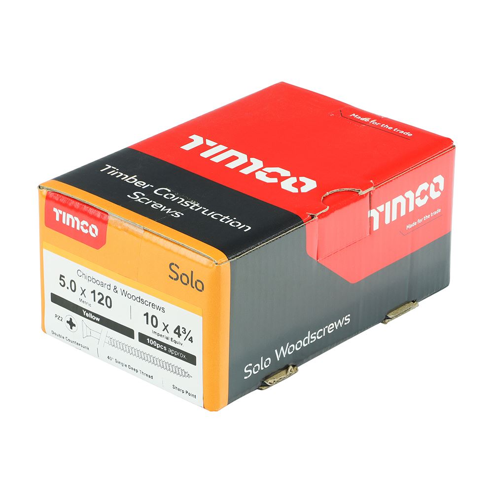 Timco - Solo Chipboard & Wood Screws - PZ - Double Countersunk. Various Sizes - Picture 144 of 178