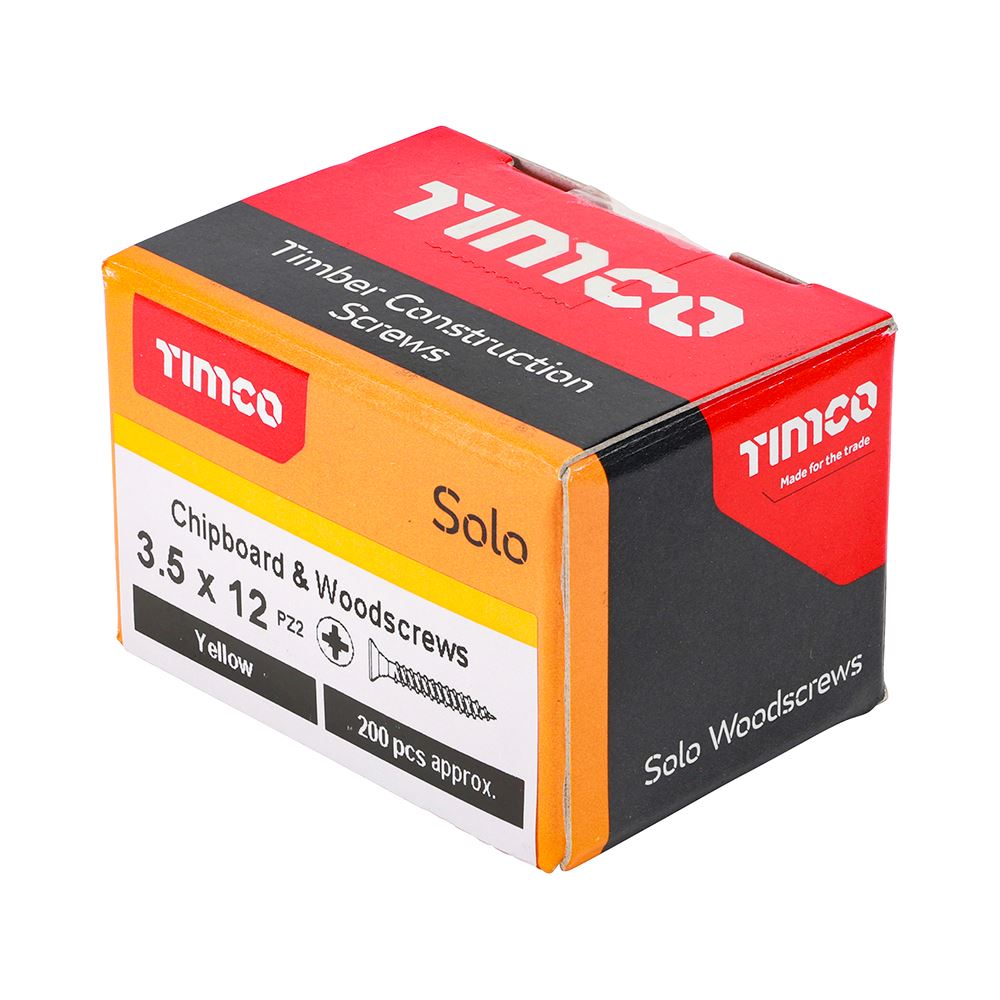 Timco - Solo Chipboard & Wood Screws - PZ - Double Countersunk. Various Sizes - Picture 21 of 178