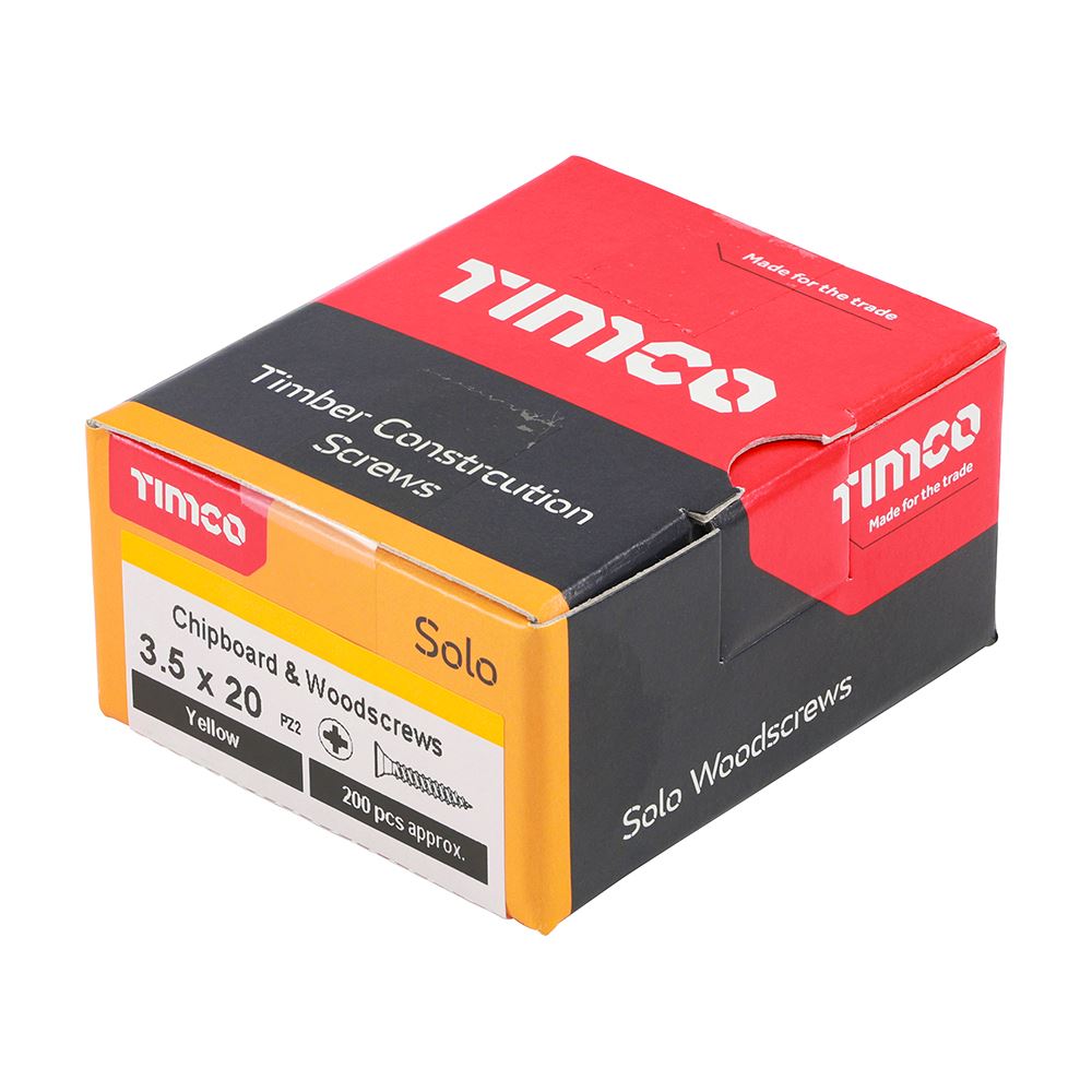 Timco - Solo Chipboard & Wood Screws - PZ - Double Countersunk. Various Sizes - Picture 30 of 178