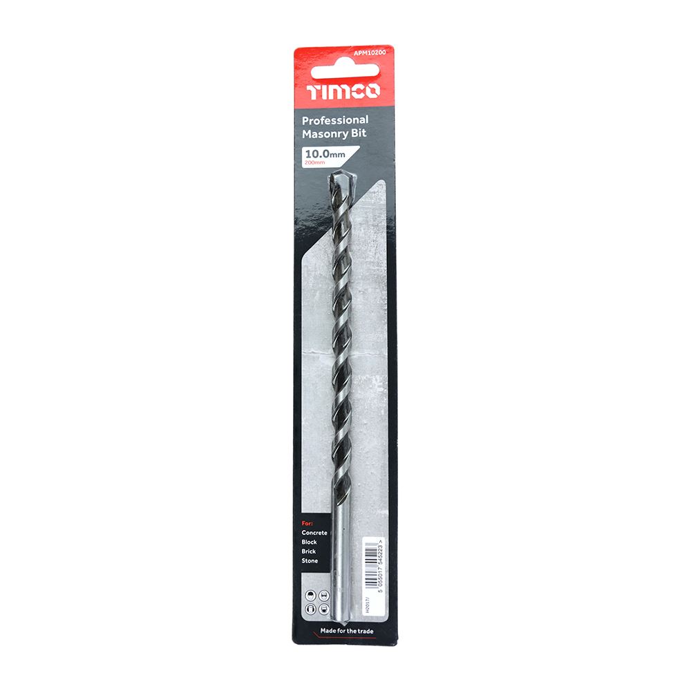 Timco - Premium Quality Professional Masonry Bit, Hardened Carbon Steel - 1 Each - Picture 45 of 75