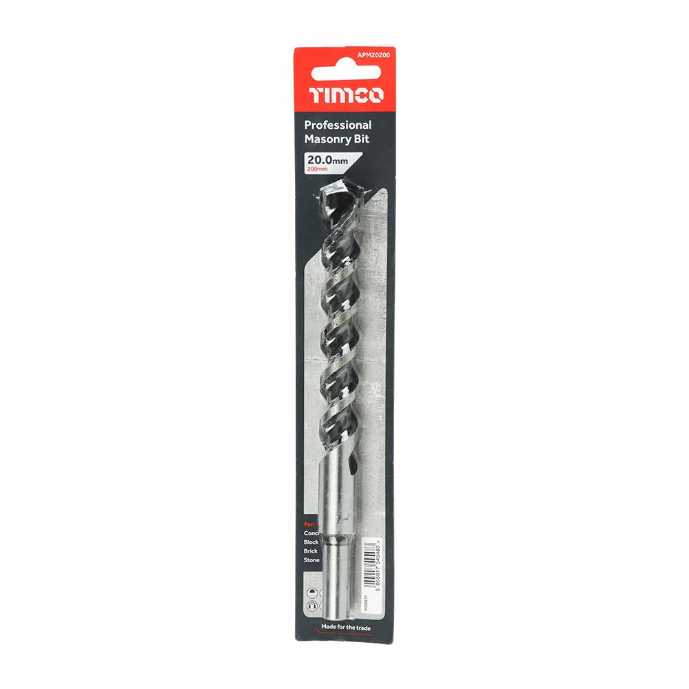 Timco - Premium Quality Professional Masonry Bit, Hardened Carbon Steel - 1 Each - Picture 71 of 75