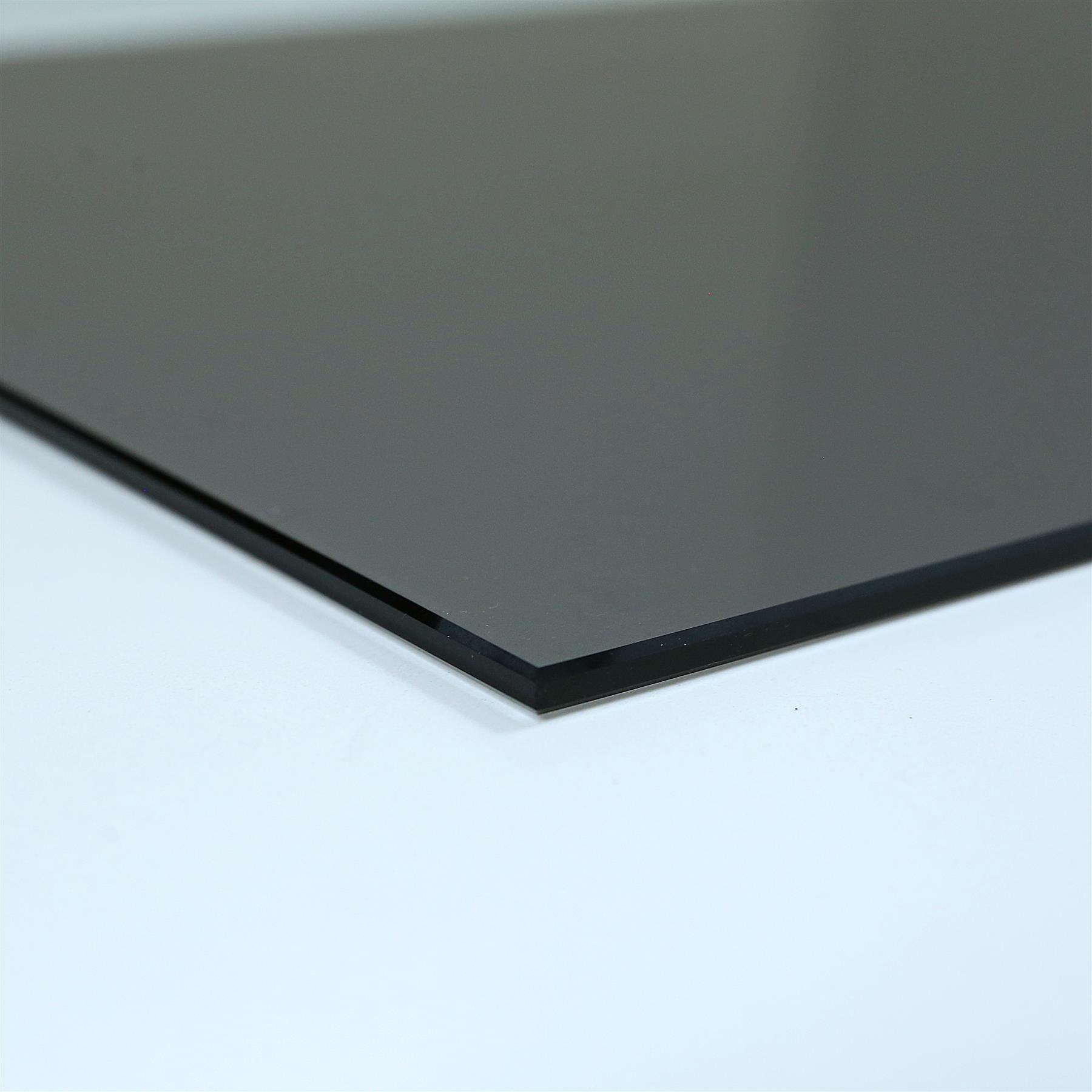 Bespoke Toughened Glass Cut to Size 6mm Grey Glass, Polished eBay