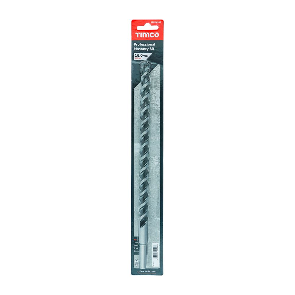 Timco - Premium Quality Professional Masonry Bit, Hardened Carbon Steel - 1 Each - Picture 68 of 75