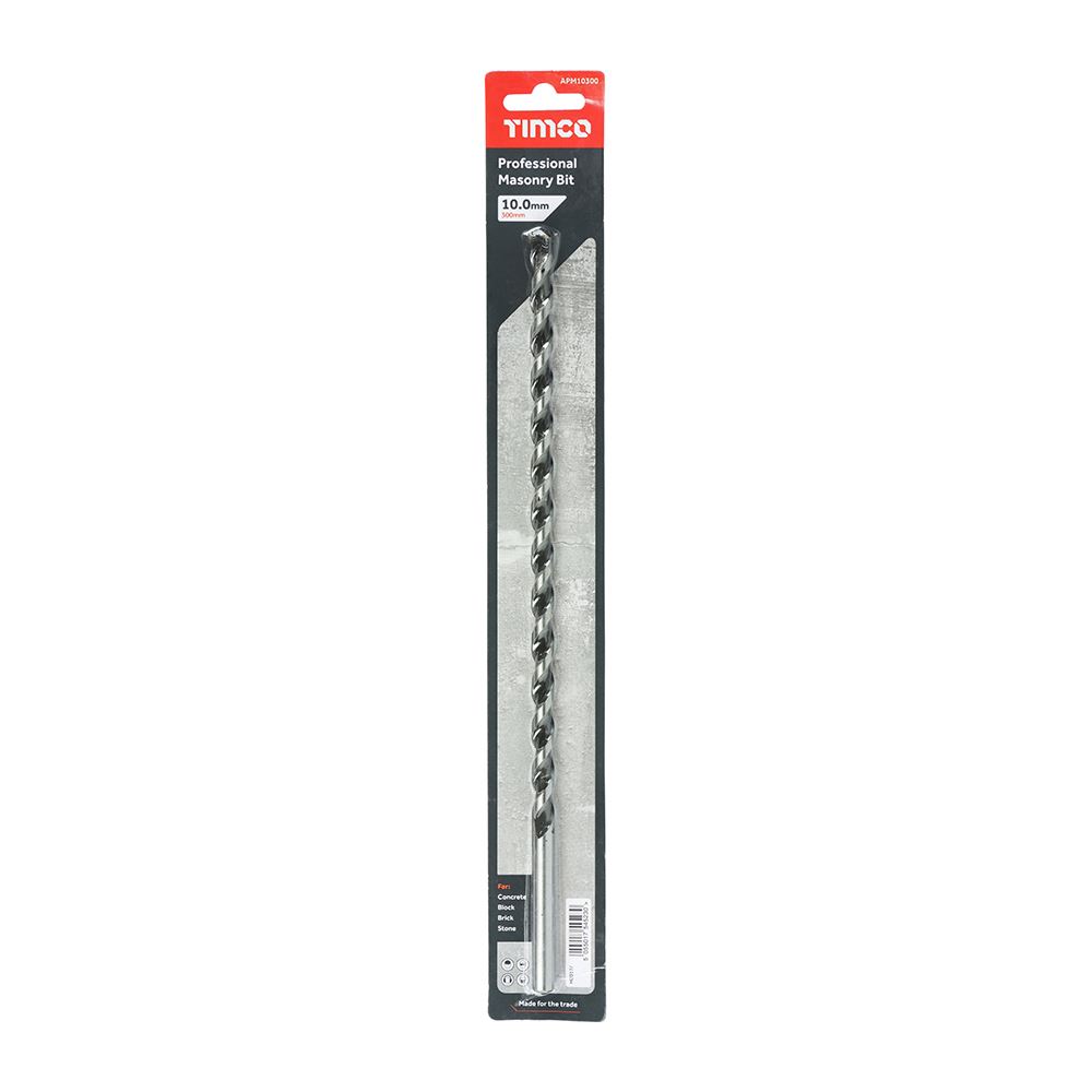 Timco - Premium Quality Professional Masonry Bit, Hardened Carbon Steel - 1 Each - Picture 47 of 75