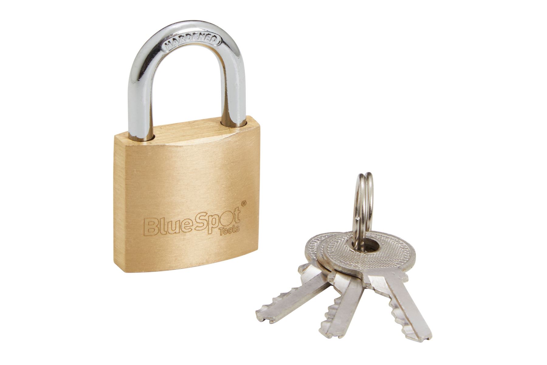 Blue Spot Tools 30mm 雙重鎖定黃銅掛鎖