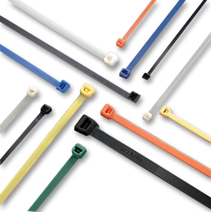 PANDUIT - Pan-Ty Cable Ties 4.8mm x 188mm Yellow 100 Pack | eBay