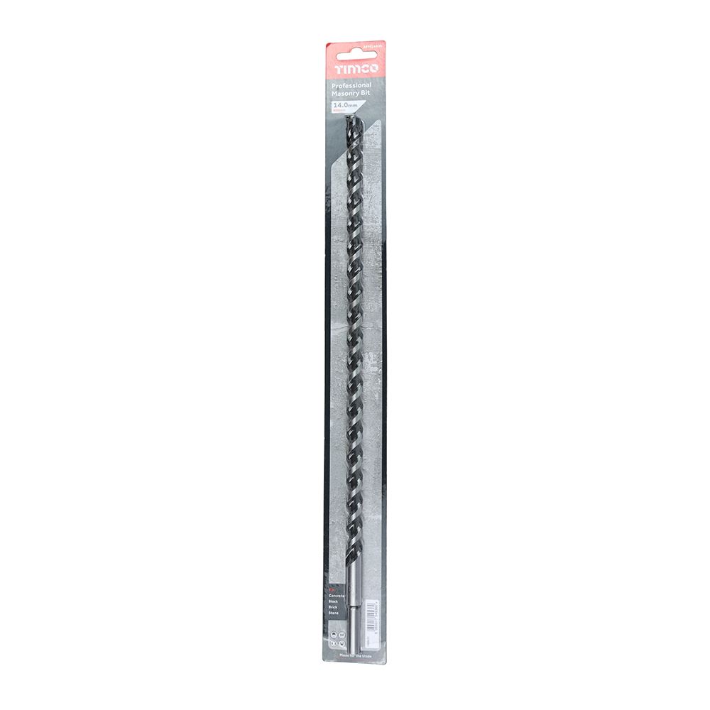 Timco - Premium Quality Professional Masonry Bit, Hardened Carbon Steel - 1 Each - Picture 62 of 75