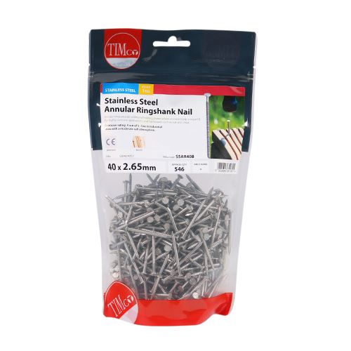 Timco - Rillennägel - Edelstahl, verschiedene Größen - Picture 11 of 27