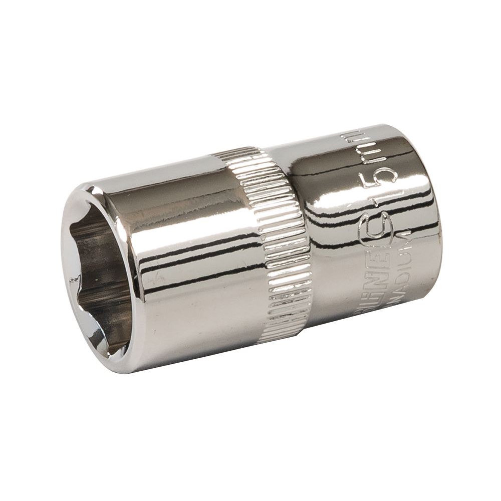 Silverline Stecknuss 14mm 1/2 Zoll Antrieb - 12-Kant, Chrom-Vanadium Stahl