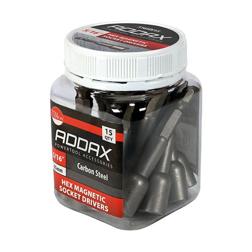 Timco - Magnetische Steckschlüssel-Bits - Sechskant Sechskant - Nuss-Setzer. Mix Größen - Bild 8 von 19