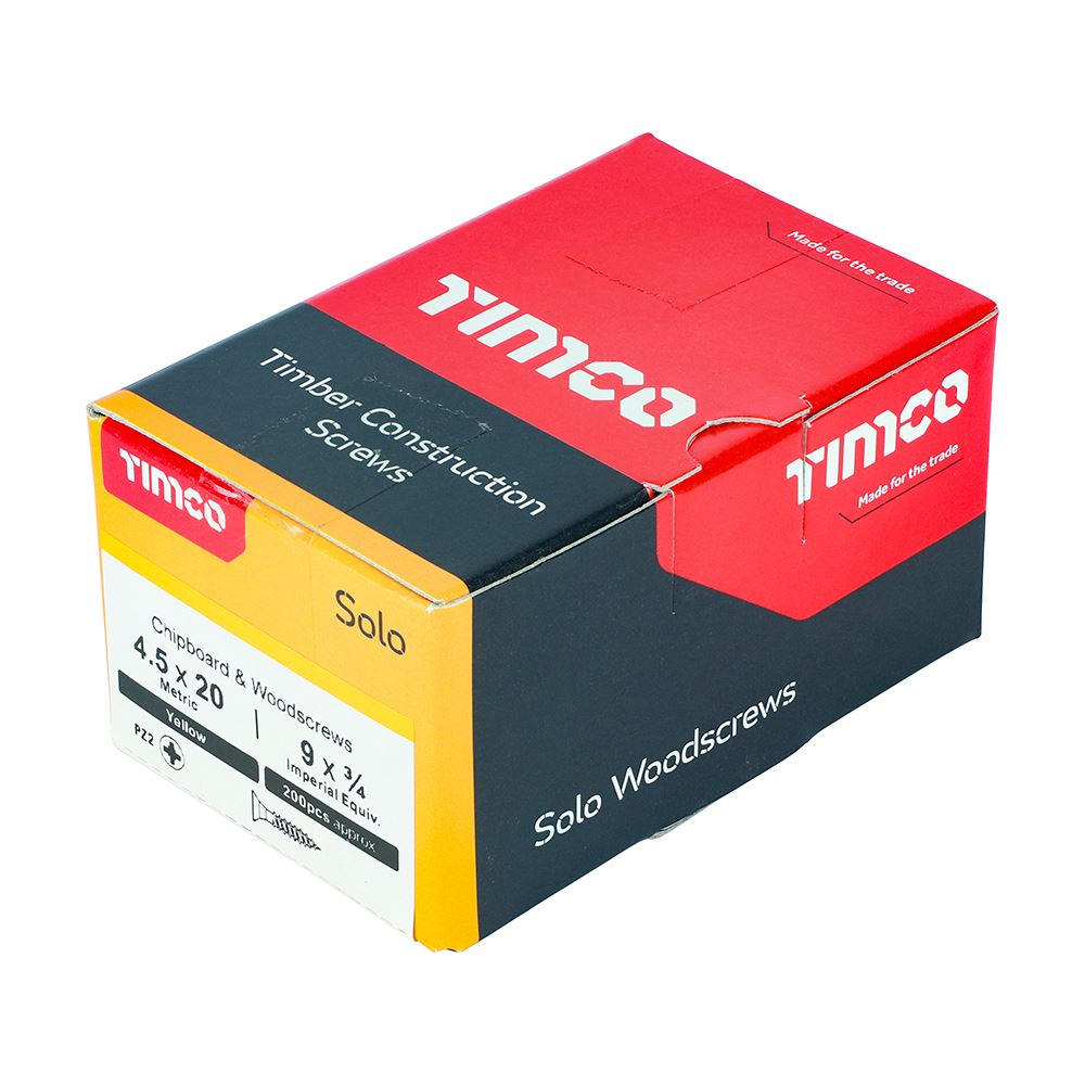 Timco - Solo Chipboard & Wood Screws - PZ - Double Countersunk. Various Sizes - Picture 83 of 178