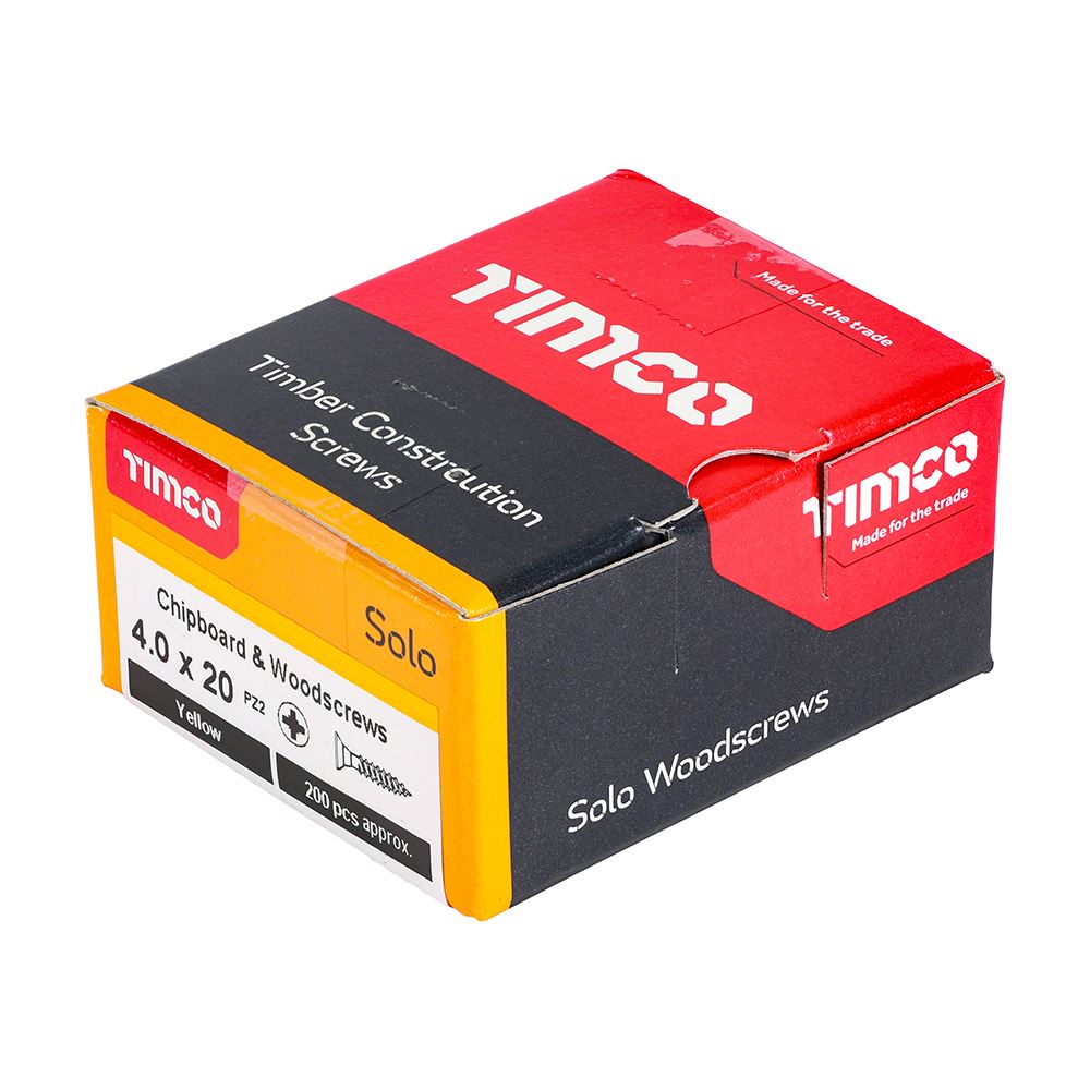 Timco - Solo Chipboard & Wood Screws - PZ - Double Countersunk. Various Sizes - Picture 54 of 178