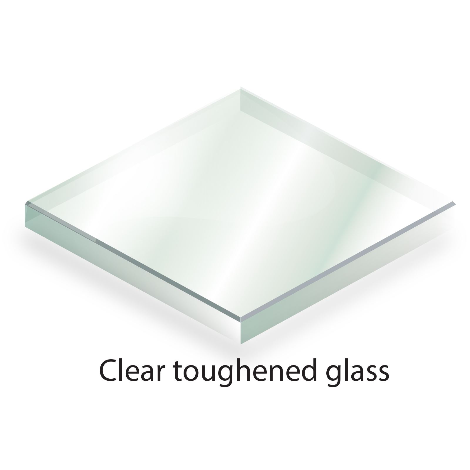 Bespoke Toughened Glass Cut to Size 6mm Clear Glass, Polished eBay