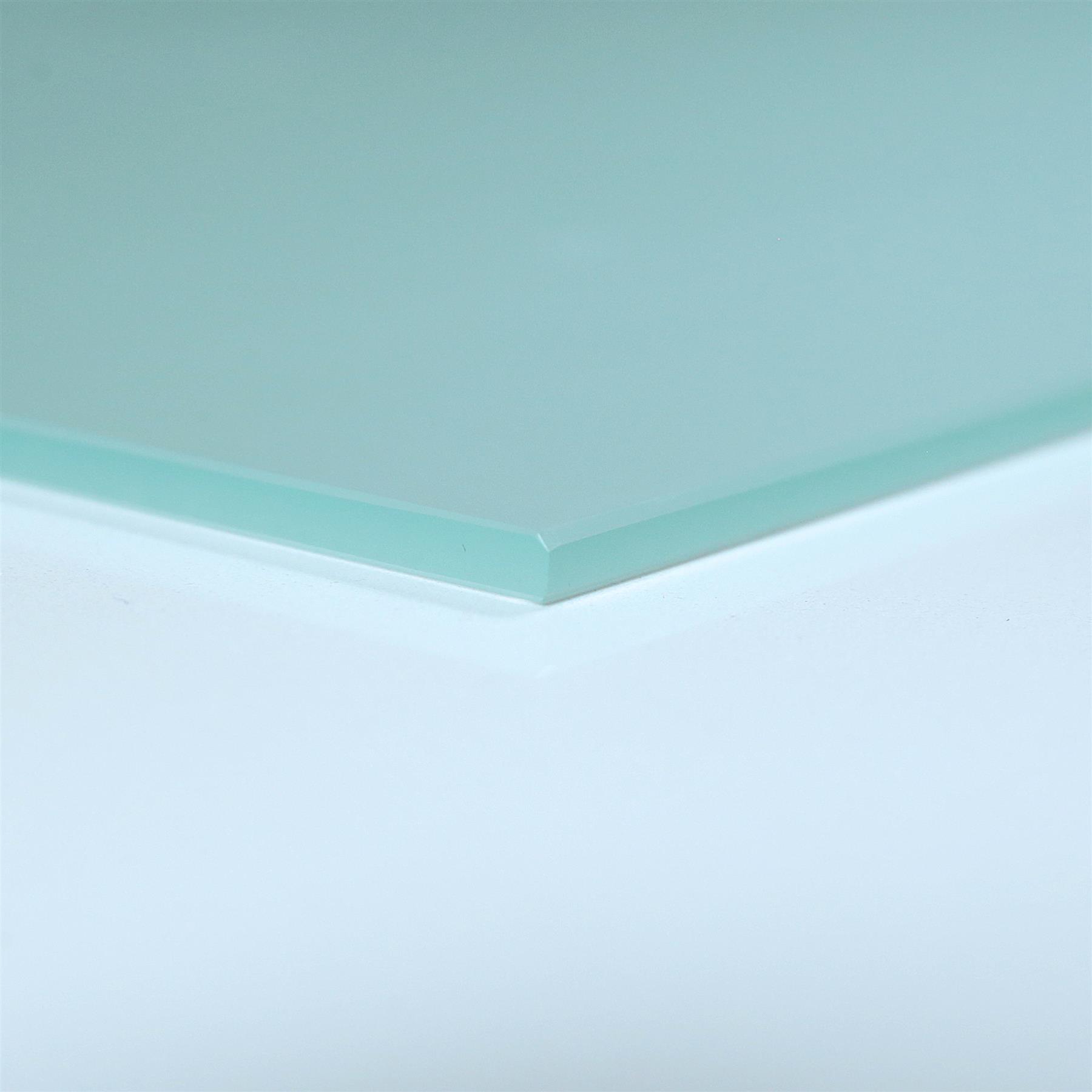 Bespoke Toughened Glass Cut to Size 6mm Frosted Glass, Polished eBay