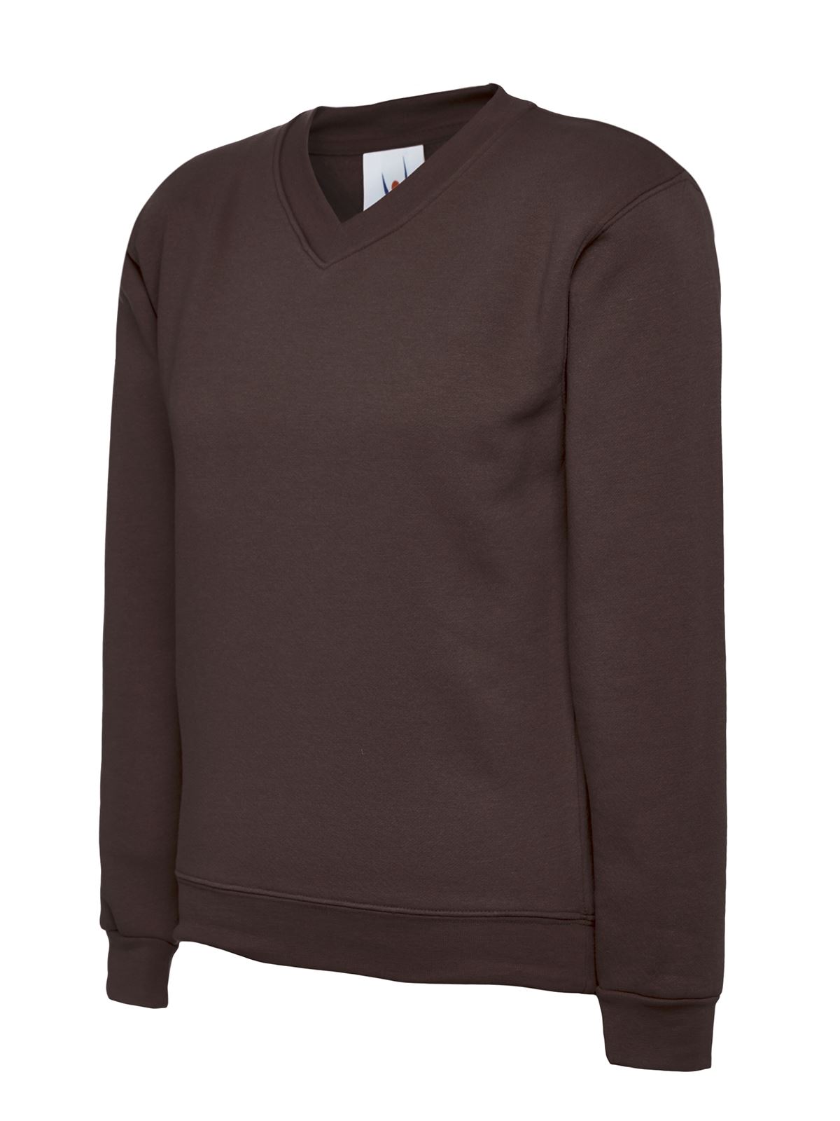 Uneek - Childrens V Neck Sweatshirt/Jumper - 50% Polyester 50% Cotton - Picture 6 of 12