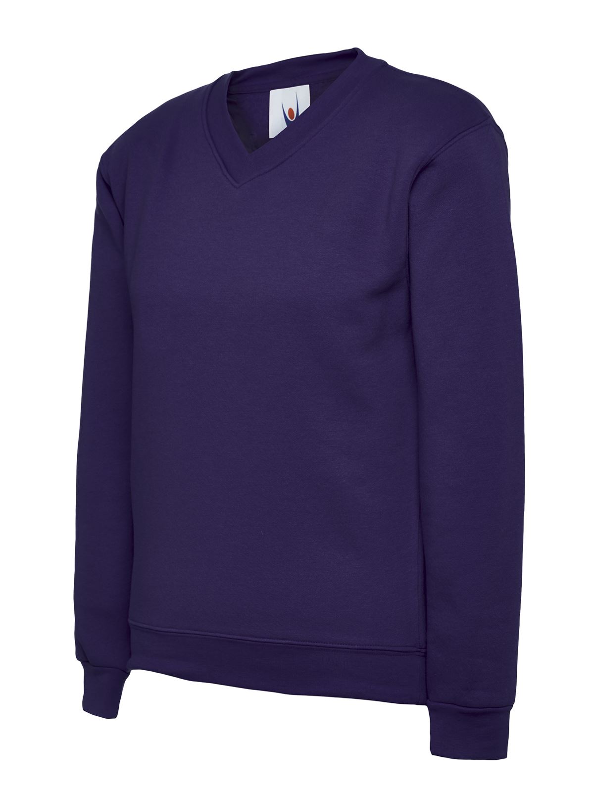 Uneek - Childrens V Neck Sweatshirt/Jumper - 50% Polyester 50% Cotton - Picture 9 of 12