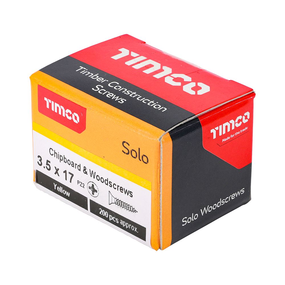 Timco - Solo Chipboard & Wood Screws - PZ - Double Countersunk. Various Sizes - Picture 27 of 178