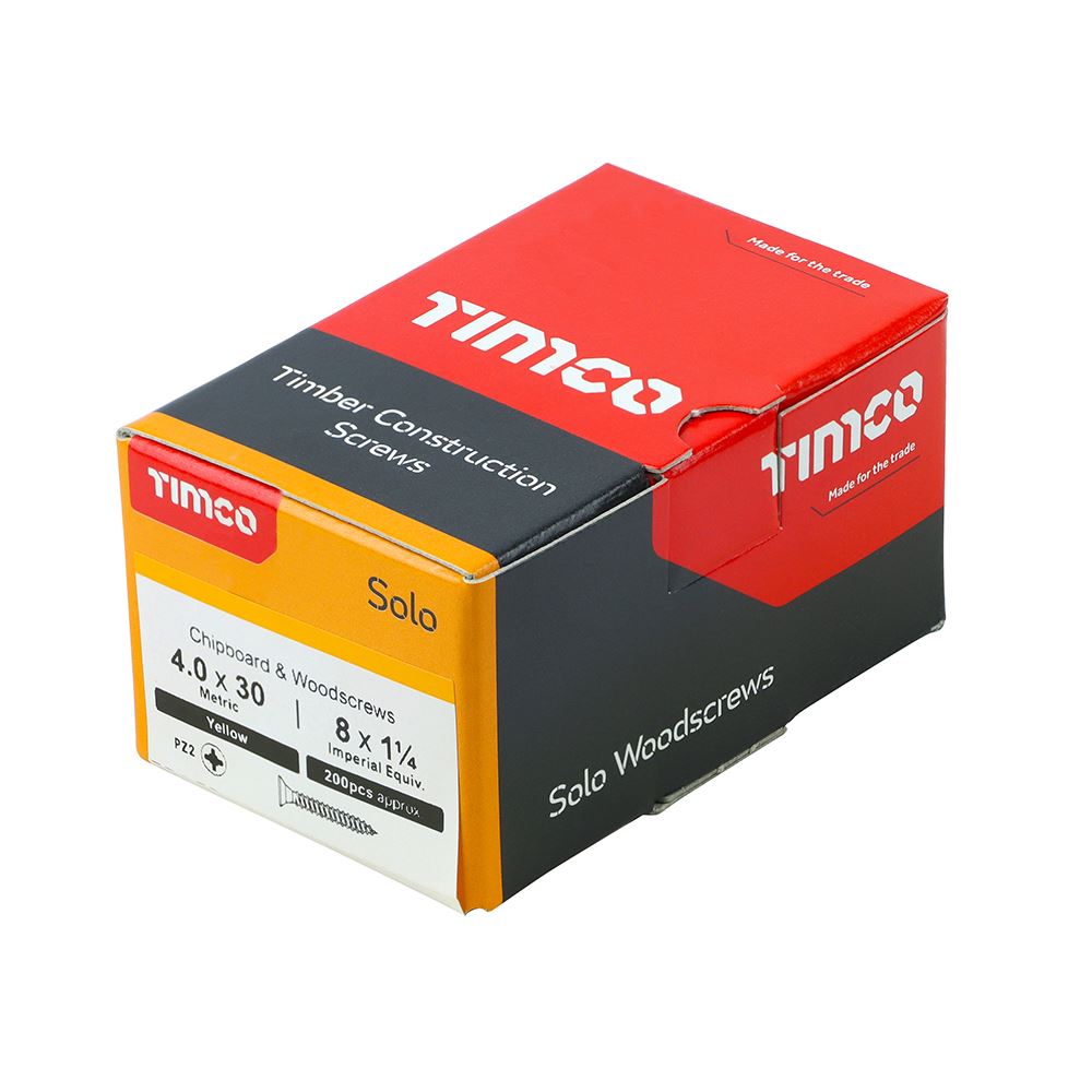 Timco - Solo Chipboard & Wood Screws - PZ - Double Countersunk. Various Sizes - Picture 60 of 178