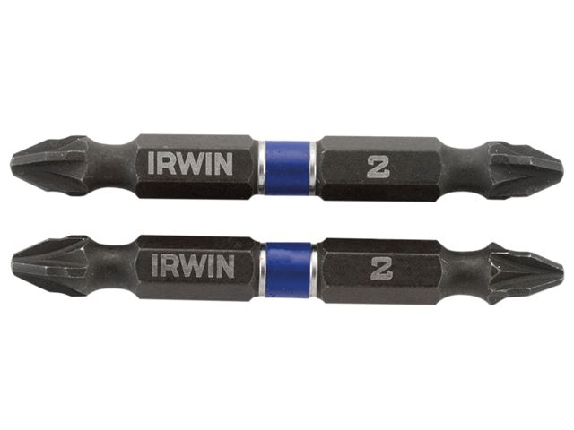 IRWIN Double-Ended High Torque Impact Drill Driver Screwdriver Bits 60mm PZ2