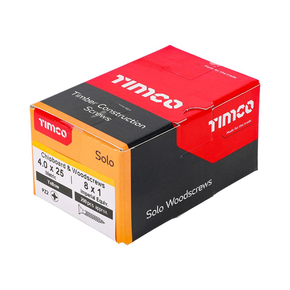 Timco - Solo Chipboard & Wood Screws - PZ - Double Countersunk. Various Sizes - Picture 57 of 178