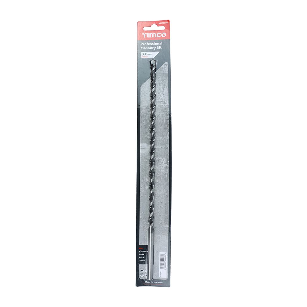 Timco - Premium Quality Professional Masonry Bit, Hardened Carbon Steel - 1 Each - Picture 39 of 75