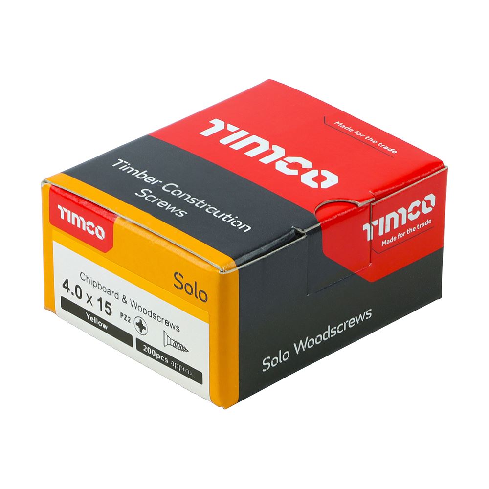 Timco - Solo Chipboard & Wood Screws - PZ - Double Countersunk. Various Sizes - Picture 48 of 178