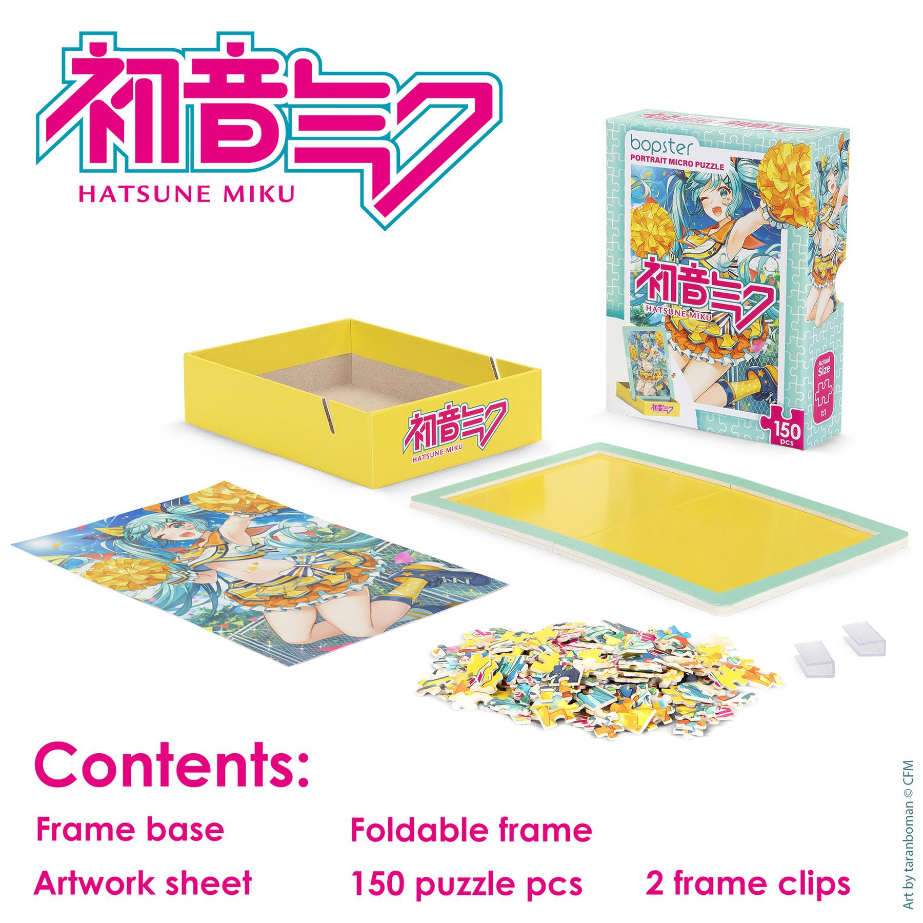 Micro Puzzle Hatsune Miku Retrato Onda 1 150 Piezas Coleccionistas Ídolo Virtual - Imagen 14 de 50