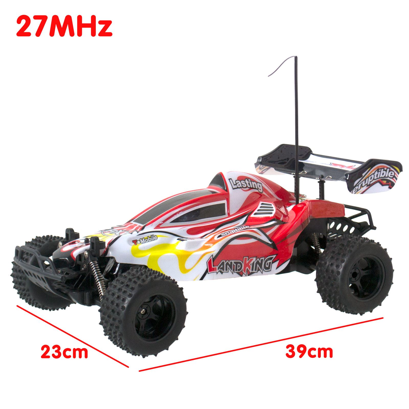 Voiture RC Buggy 4x4 28cm – Drift King, électrique, 27 Mhz, Pour Enfant (5-7 Ans)