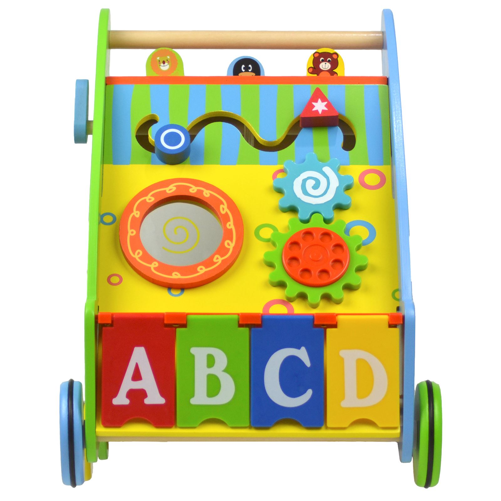 boppi Wooden Push Along Activity Walker for Babies & Toddlers 918