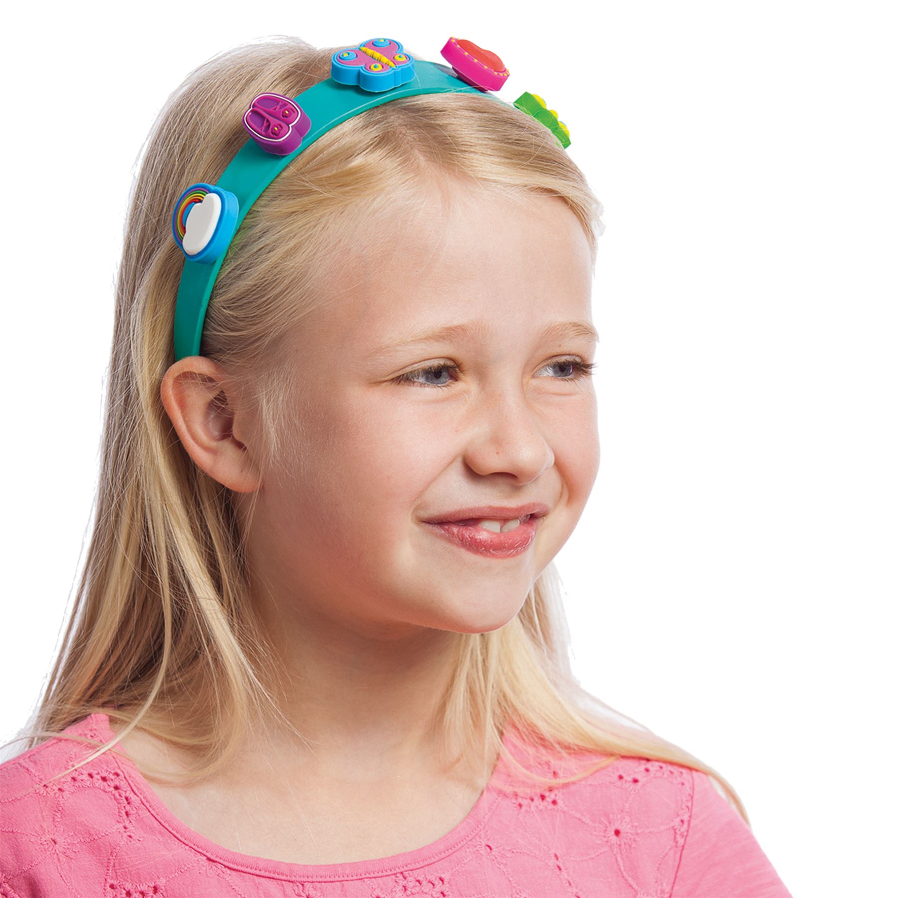 boppiband Collectible Pop /& Swop Charm Headband Hairband with 6 Charms