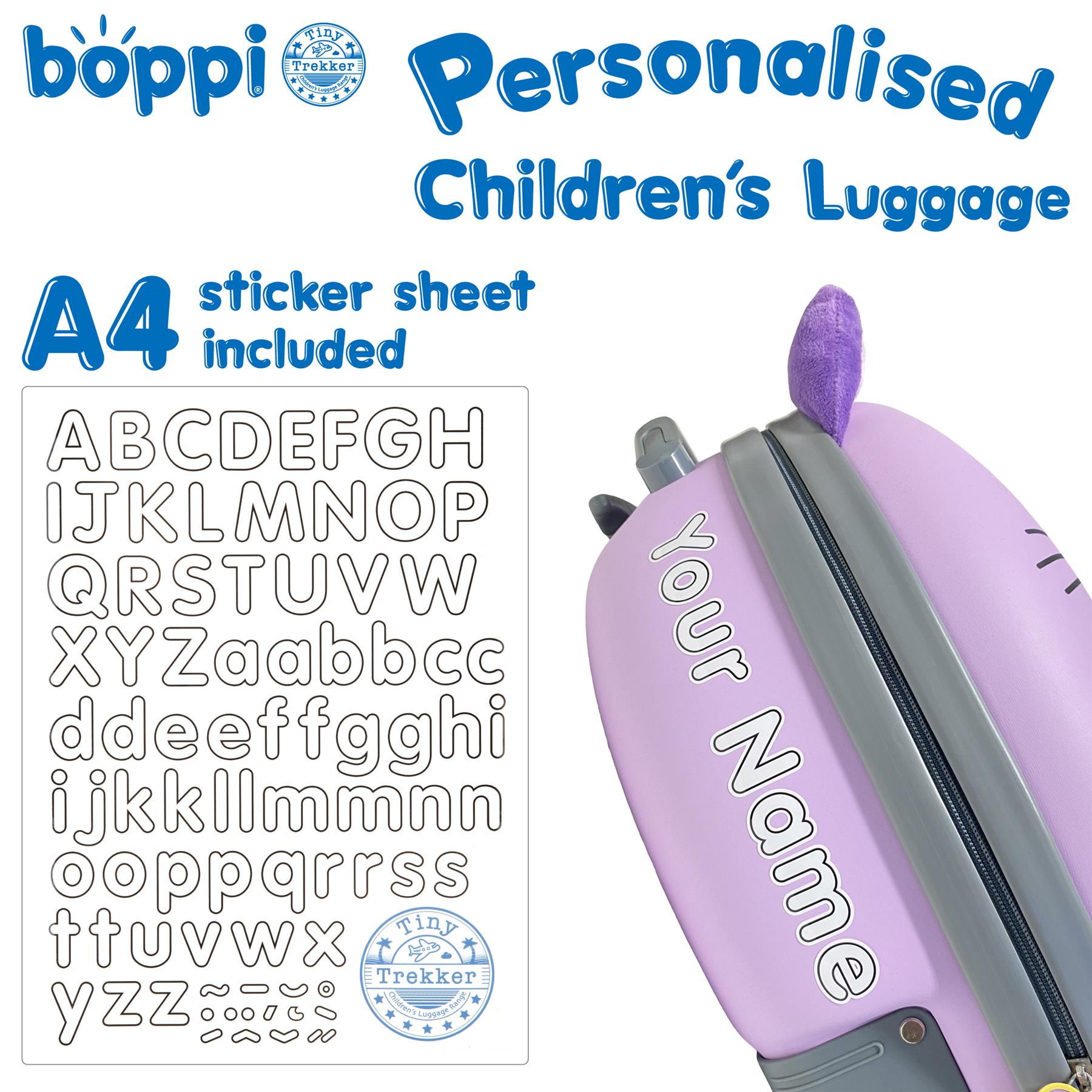 Kids Luggage boppi Tiny Trekker Holiday Cabin Bag Childrens Roller Travel Cases - Picture 45 of 138