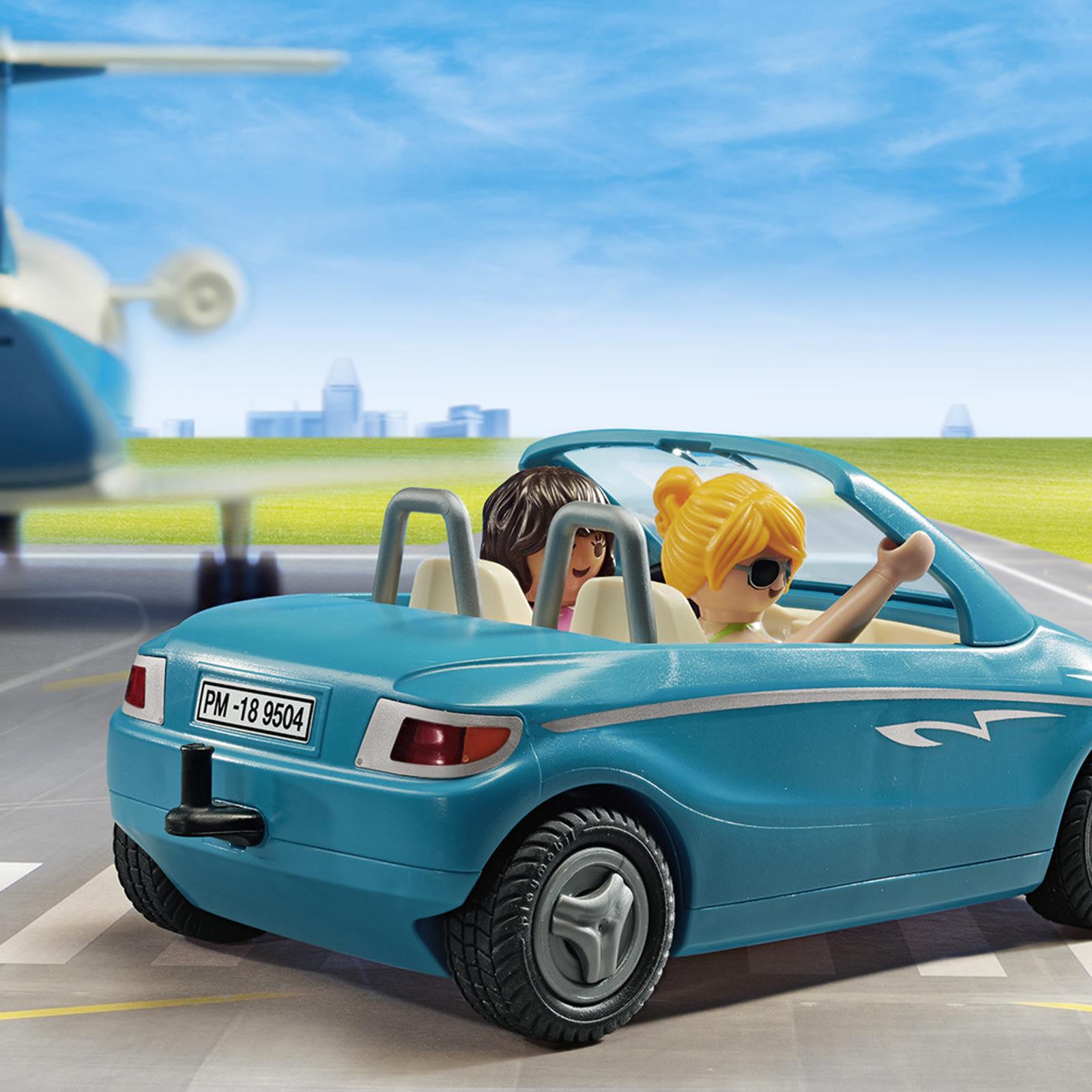 playmobil 9504 executive jet & car